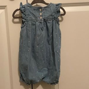 Baby gap chambray romper